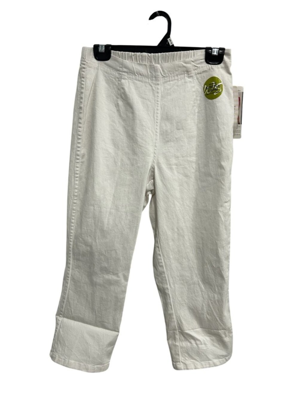 White Stag White Stretch Convertible Capri Pants Size Small Pedal Pusher NWT